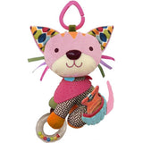Skip Hop Bandana Buddies Stroller Toy - Kitty