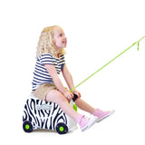 Trunki Ride on Suitcase Zebra Zimba