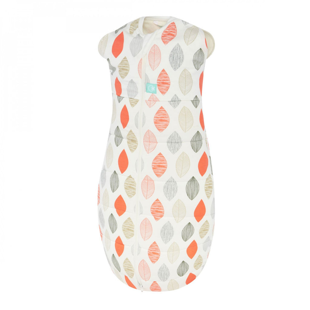ergoCocoon Winter Swaddle and Sleep Bag (2.5 tog) - Blush Leaf