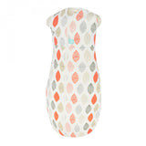 ergoCocoon Winter Swaddle and Sleep Bag (2.5 tog) - Blush Leaf